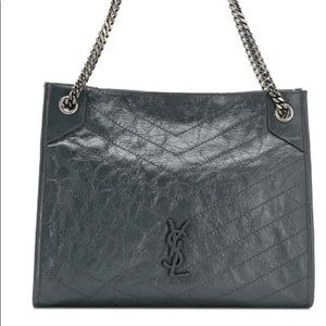 YSL Niki Tote Grey